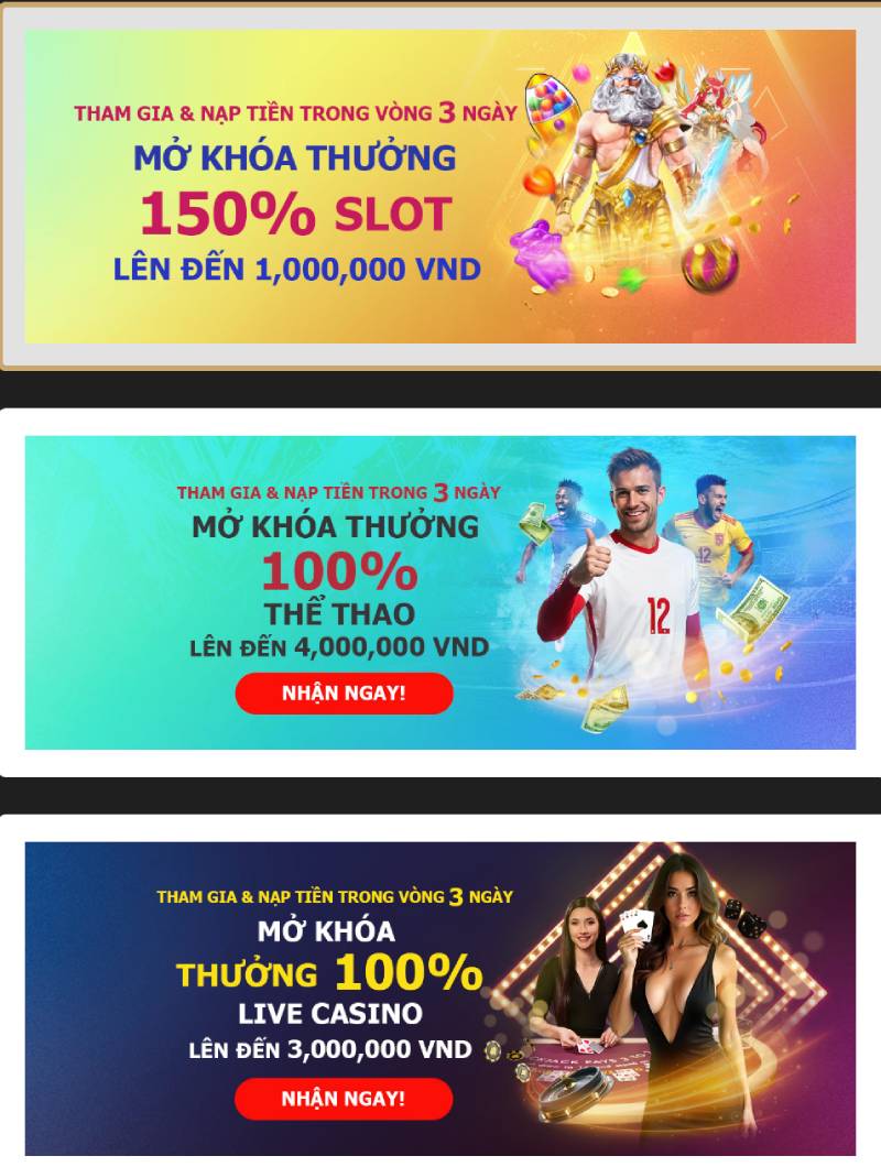 Khuyến mãi nạp tiền tại 12bet