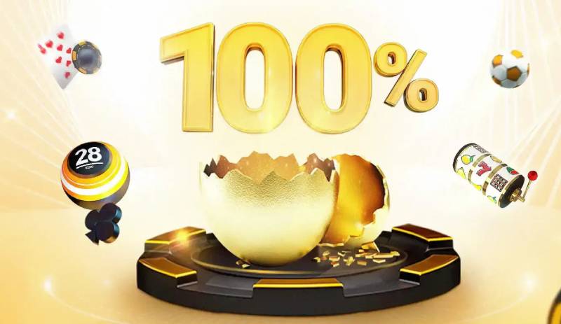 Thưởng 100% cho lần gửi tiền đầu tiên