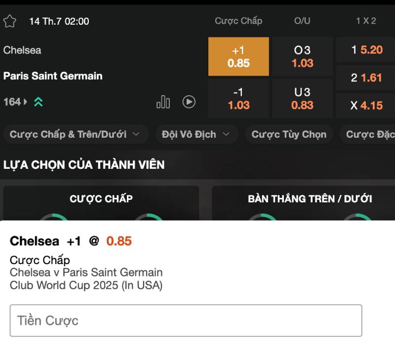 Vì sao kèo chấp 1 trái được ưa chuộng trên các cổng game cá cược?